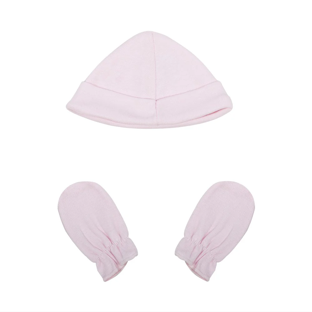 2100B GORRITO Y MANOPLAS ALGODÓN BLANCO - Image 4